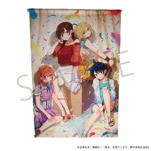 Rent-A-Girlfriend Tapestry 05. Key Visual (Anime Toy)