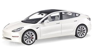Tesla Model 3 White (Diecast Car)