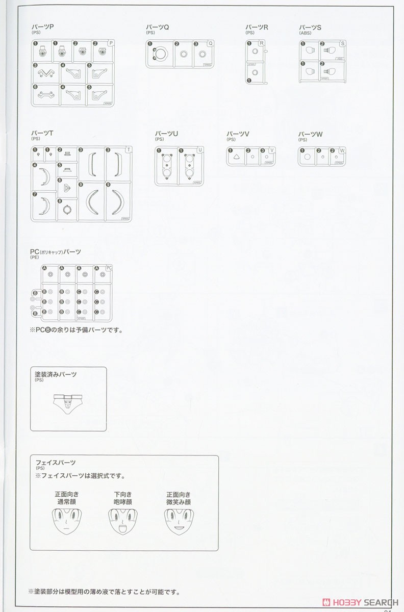 Mega Man X Full Armor (Plastic model) Assembly guide15