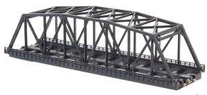 (Z) Iron Bridge Double (Dark Gray) 220mm (1 Pieces) (Model Train)
