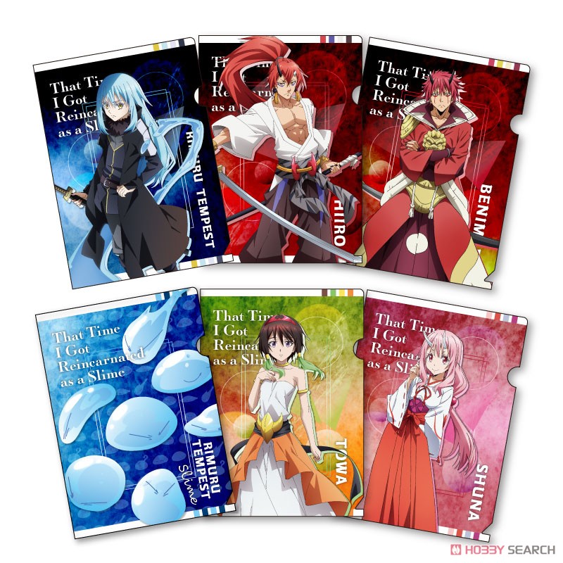 転生したらスライムだった件 紅蓮の絆編 A5クリアファイルセット B:リムル(スライム)/トワ/シュナ (キャラクターグッズ) その他の画像1