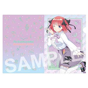 映画 五等分の花嫁 A4クリアファイル(Pastel Desserts) 2.中野二乃 (キャラクターグッズ)