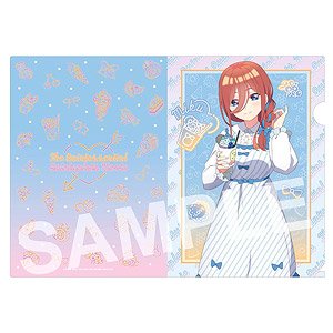 映画 五等分の花嫁 A4クリアファイル(Pastel Desserts) 3.中野三玖 (キャラクターグッズ)