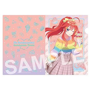The Quintessential Quintuplets A4 Clear File (Pastel Desserts) 5. Itsuki Nakano (Anime Toy)