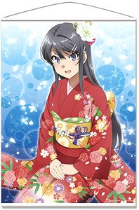 Rascal Does Not Dream of Bunny Girl Senpai B1 Tapestry [Mai Sakurajima Kimono Ver.] (Anime Toy)