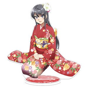 Rascal Does Not Dream of Bunny Girl Senpai Acrylic Chara Stand [Mai Sakurajima Kimono Ver.] (Anime Toy)