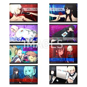 Lycoris Recoil Square Can Badge (Set of 8) (Anime Toy)