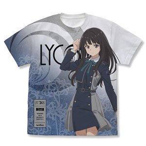 リコリス・リコイル 井ノ上たきな フルグラフィックTシャツ WHITE L (キャラクターグッズ)