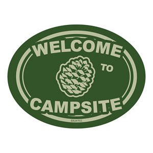 [Laid-Back Camp] Pine Cone Campground Sticker (Anime Toy)