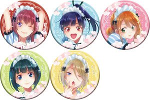 「女神のカフェテラス」 缶バッジコレクション (5個セット) (キャラクターグッズ)