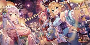 Bushiroad Rubber Mat Collection V2 Vol.490 [Houchishoujo] Fireworks 2021 Ver. (Card Supplies)