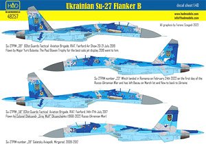 Su-27P1M フランカーB 「ウクライナ」 デカール