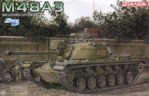US M48A3 Patton w/U.S. Marine Corps, Figure (Plastic model)