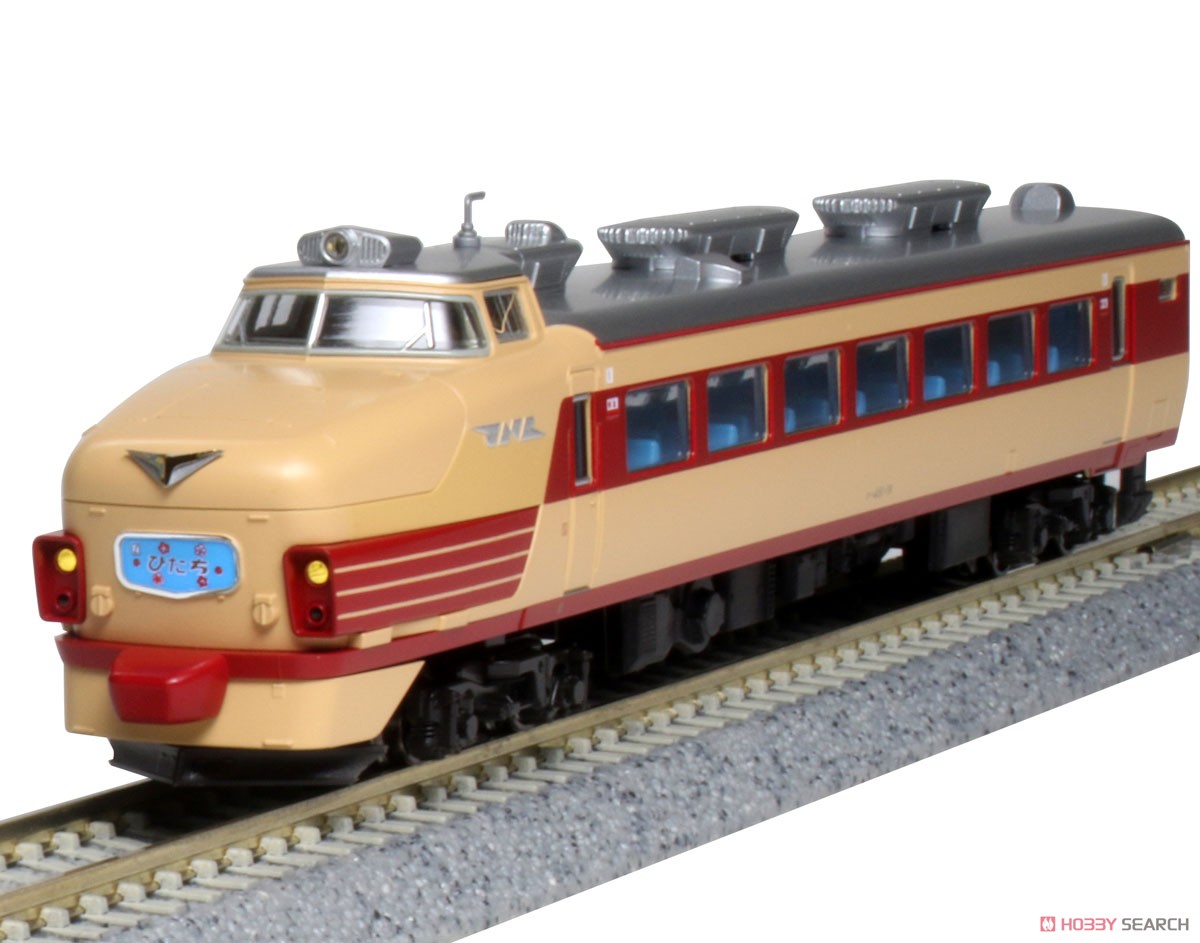 クハ481 (赤帯なし) 「ひたち」 2両セット (2両セット) (鉄道模型) 商品画像7
