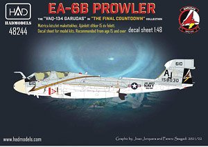 EA-6B プラウラー 「ファイナル カウントダウン：VAQ-134」 デカール (デカール)