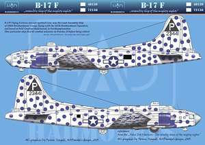 B-17F 「スポッテッド・カウ」 デカール (デカール)