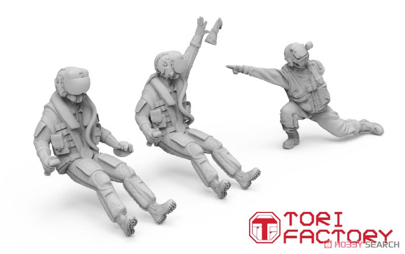 F-35 Pilots Set w/Deckcrew (Set of 3) (Plastic model) その他の画像3