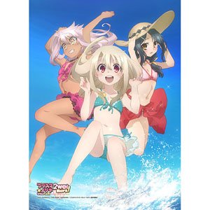 [Fate/kaleid liner Prisma Illya 2wei Herz!] B2 Tapestry (Ilya & Miyu & Chloe/Swimwear) (Anime Toy)