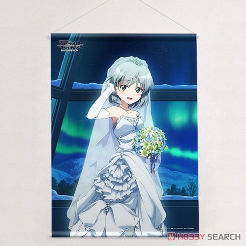 [501st Joint Fighter Wing Strike Witches: Road to Berlin] B2 Tapestry (Sanya/Wedding) Smiling Face (Anime Toy) Item picture2