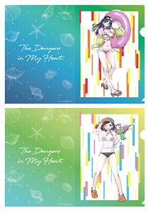 The Dangers in My Heart. [Especially Illustrated] Clear File Set Swimsuit Ver. (Anime Toy)