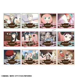 SPY×FAMILY トレーディングスクエアクリアカード (12個セット) (キャラクターグッズ)