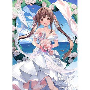 [karory先生] 描き下ろしB2タペストリー (蒼海夏音/ウエディング) Wスエード (キャラクターグッズ)
