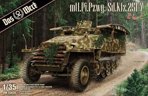 mtl.Pi.Pzwg. Sd.Kfz.251/7 2 in 1 (Plastic model)