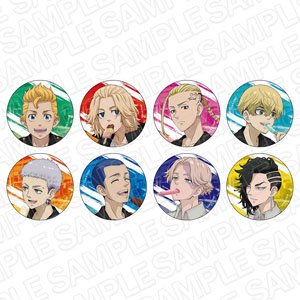 TV Animation [Tokyo Revengers] Can Badge (Blind) Ice Ver. (Set of 8) (Anime Toy)
