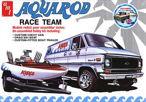 Aqua Rod Race Team 1975 Chevy Van Boat & Trailer (Model Car)