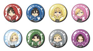 Attack on Titan Trading Can Badge Usamimi Ver. (Set of 8) (Anime Toy)
