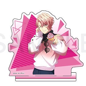 Obey Me! x Mixx Garden Doki Doki Cafe-hopping in Human World Bust Shot Acrylic Stand Asmodeus (Anime Toy)