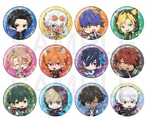 Obey Me! x Mixx Garden Card Petit Collection Trading Mini Chara Hologram Can Badge (Set of 5) (Anime Toy)