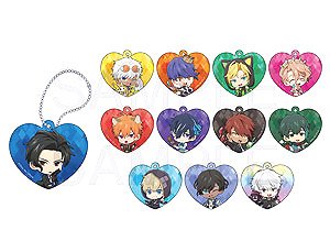 Obey Me! x Mixx Garden Card Petit Collection Trading Mini Chara Acrylic Ball Chain (Set of 5) (Anime Toy)