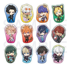 Obey Me! x Mixx Garden Card Petit Collection Trading Mini Chara Acrylic Clip Badge (Set of 5) (Anime Toy)