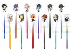 Obey Me! x Mixx Garden Card Petit Collection Trading Mini Chara Photo Props (Set of 5) (Anime Toy)