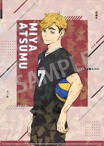 Haikyu!! Hologram A4 Clear File Atsumu Miya (Anime Toy)