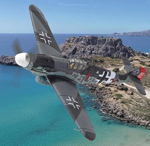メッサーシュミット Bf109G-2 (Trop) `Red 1` Hpt. ヴェルナー・シュロアー 8./JG27 ギリシャ ロドス島 1943 (完成品飛行機)
