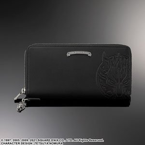Final Fantasy VII: Advent Children Round Zipper Wallet [Cloudy Wolf] (Anime Toy)