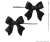 Doll Hairpin - Otome Ribbon - (Black Chocolate) (Fashion Doll) Item picture1