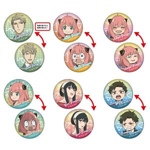 Spy x Family Changing Can Badge (Set of 6) (Anime Toy)