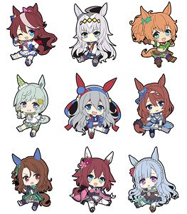 ウマ娘 プリティーダービー ぺたん娘トレーディングラバーストラップ Vol.2 (9個セット) (キャラクターグッズ)