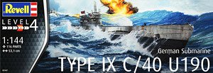German Submarine Type IX C/40 (Plastic model)