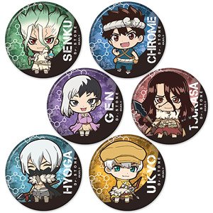 Dr.STONE トレーディング缶バッジ (6個セット) (キャラクターグッズ)