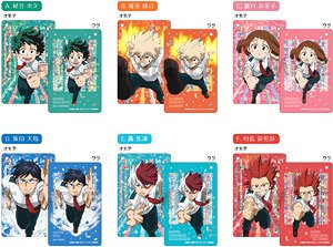 僕のヒーローアカデミア ビジュアルカードキーホルダーコレクション 僕のヒーローアカデミア (6個入り) (キャラクターグッズ)