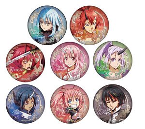 That Time I Got Reincarnated as a Slime Vintage Series Can Badge (Set of 8) (Anime Toy)