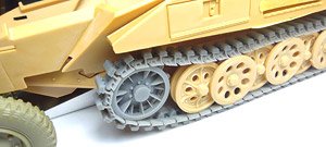 Kfz.11/Sd.Kfz.251 初期型スチール履帯 (Zgw5001/280/140) w/ドライブスプロケット (多角形型ゴム) (プラモデル)
