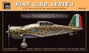Fiat G.50 Serie I `Regia Aeronautica & Finland` Limited (Plastic model)