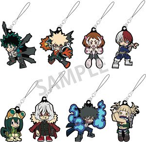 My Hero Academia Trading Rubber Strap (Set of 8) (Anime Toy)