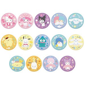 Sanrio Characters Biscuits with Embroidery Can Badge (Set of 12) (Shokugan)