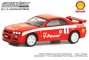 Shell Oil Special Edition Series 1 - 2001 Nissan Skyline GT-R (R34) #1 Shell Racing (ミニカー)